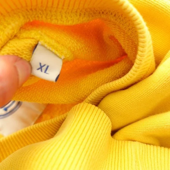 North Sails Sweater Men L Yellow Organic Cotton Crewneck Sweatshirt Light ECO - Picture 5 of 16